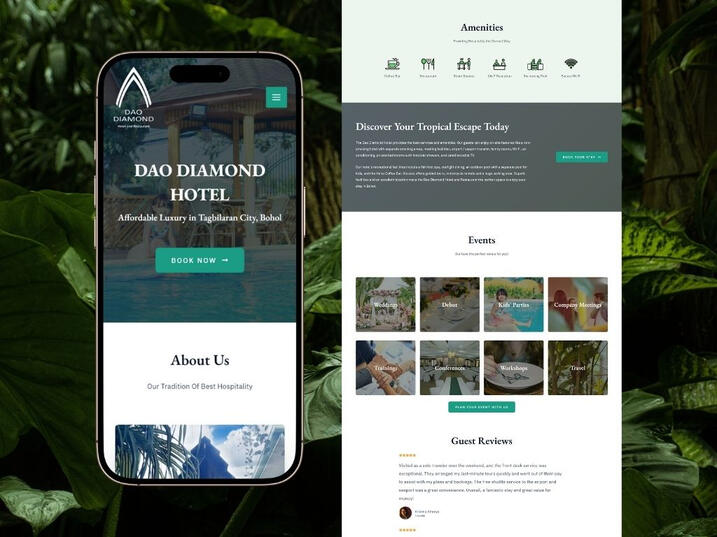WordPress Hotel Website for NGO Supporting the Deaf Community