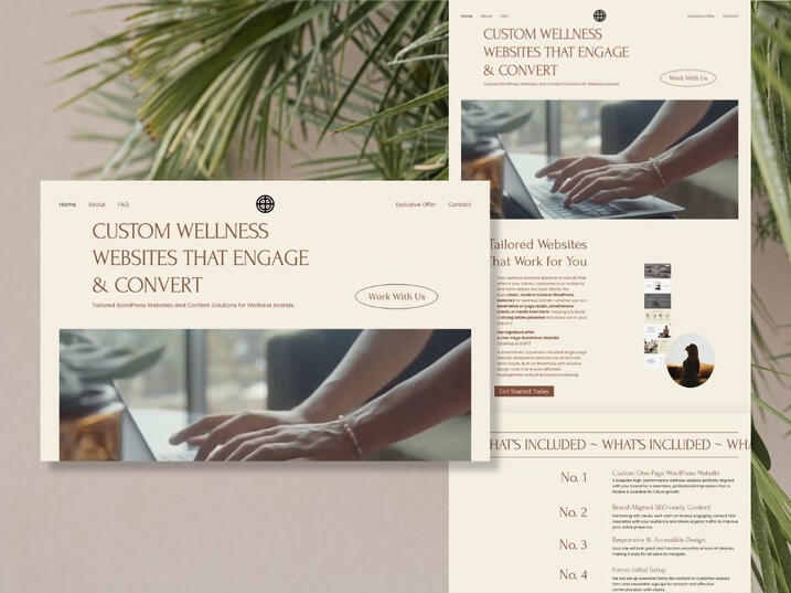 WordPress Website for Service-Based Business Lead Generation
